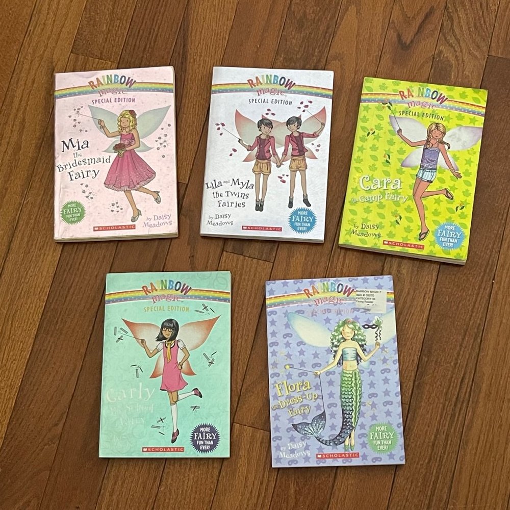 Rainbow Magic Special Edition 5 Book Lot Good Used Condition